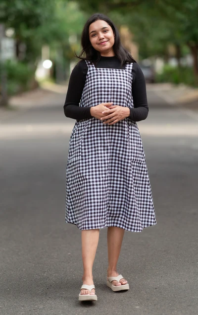 Classic Checkered Midi