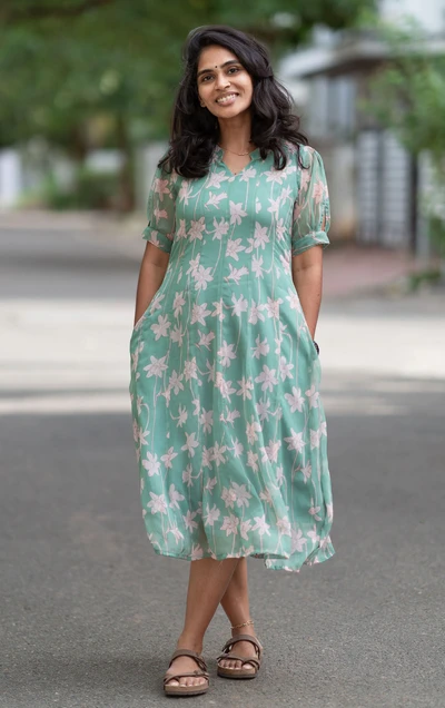 Daffodil Chiffon Midi