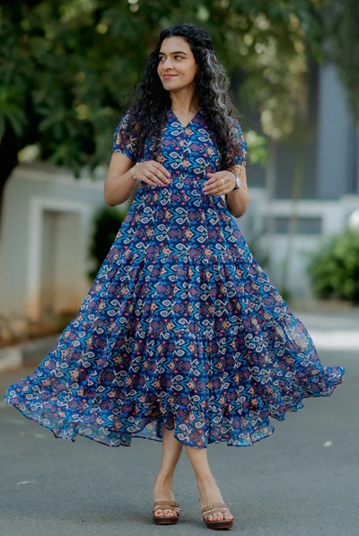 Nomad Star Chiffon Maxi