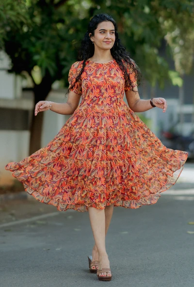 Terra Flora Chiffon Maxi