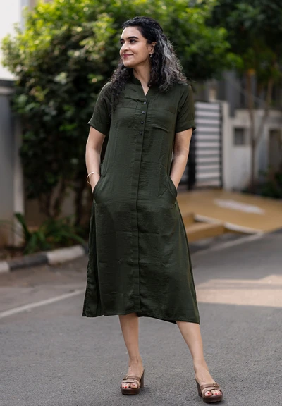 Olive Long Shirt