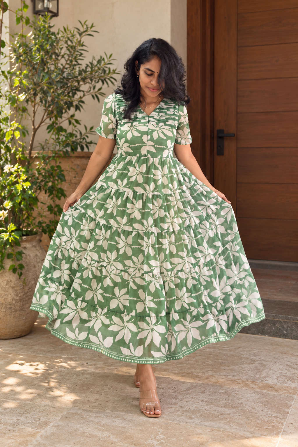 Sage Blossom Maxi