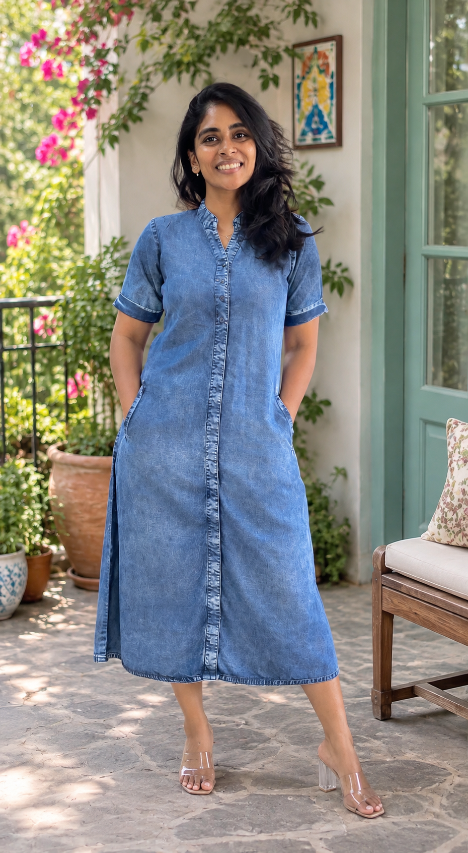 Denim Dusk Long Shirt