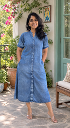 Denim Dusk Long Shirt