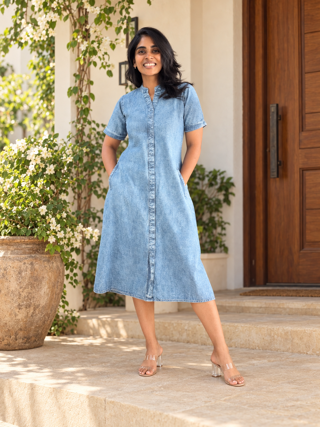 Denim Light Long Shirt