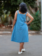 Denim Casual Midi