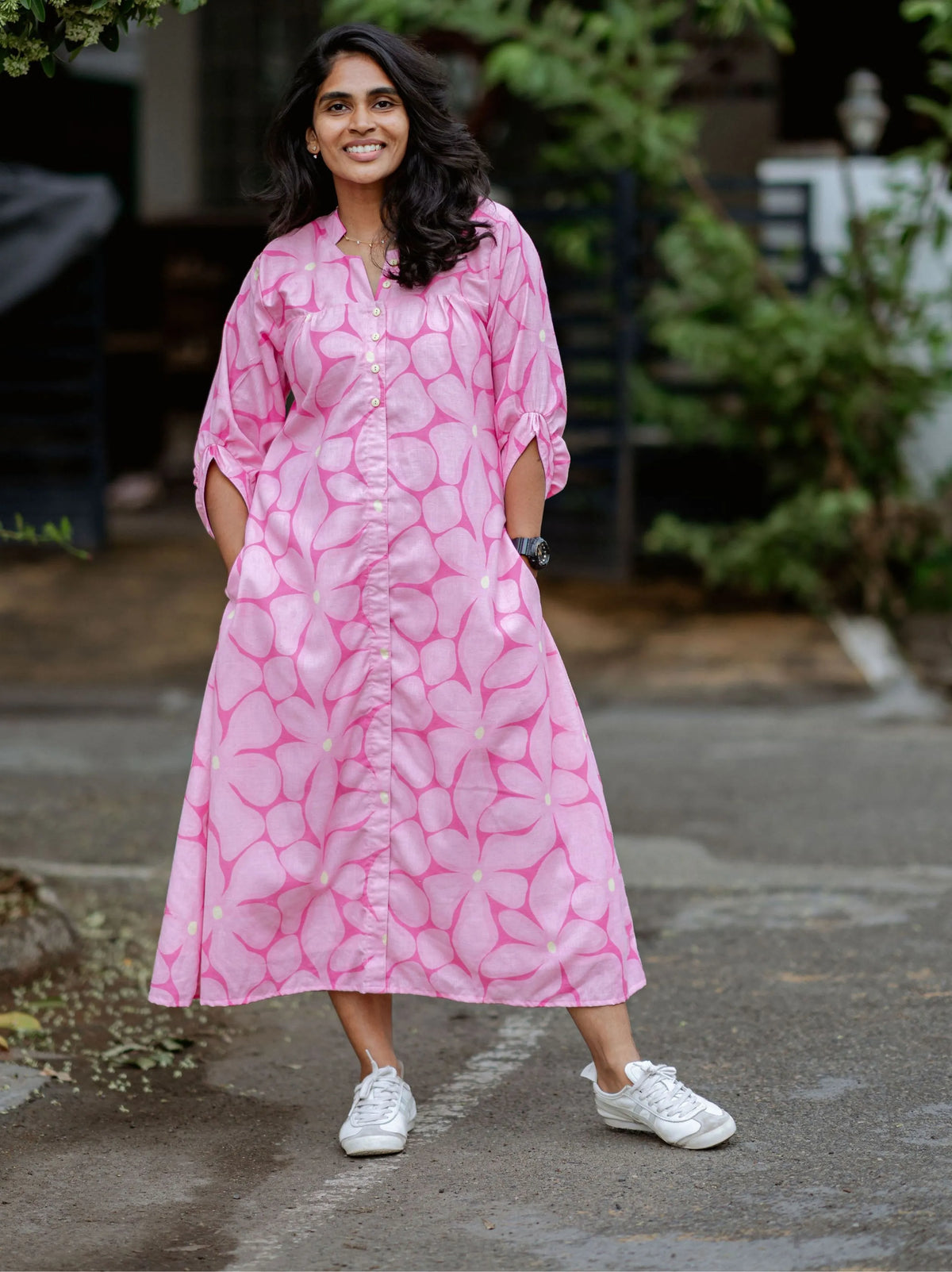 Dahlia Royale A-Line Maxi