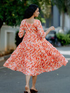Sienna Splash Hakoba Midi
