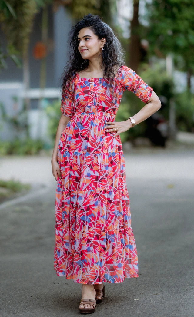 Alpine Air Chiffon Maxi