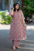 Varna A-Line Kurti with Pants Set