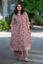 Varna A-Line Kurti with Pants Set