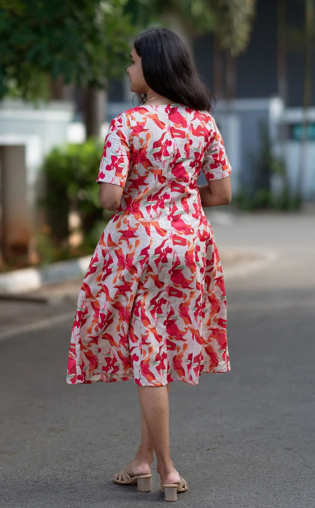 Fiery Flora Midi