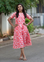 Trellis A-line Midi