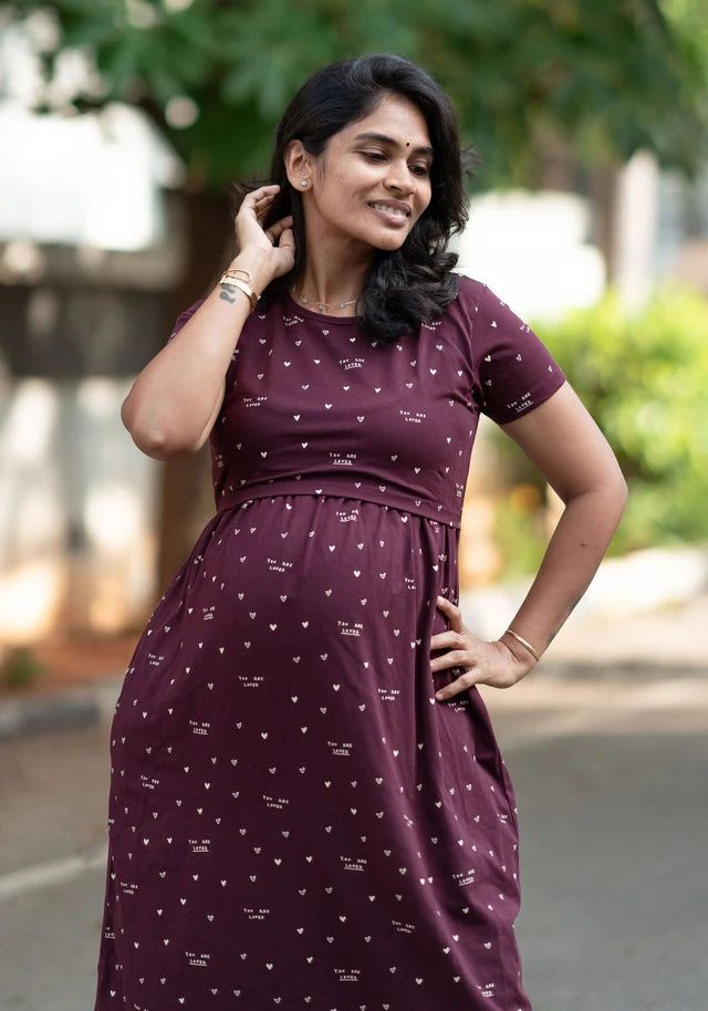 Grape Feeding & Maternity Loungewear