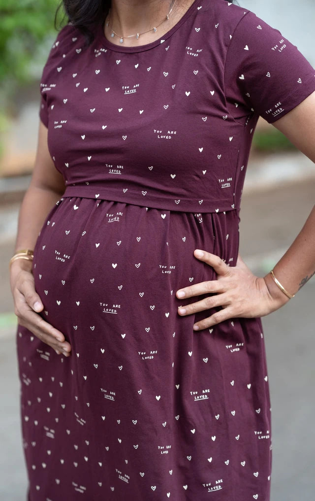 Grape Feeding & Maternity Loungewear