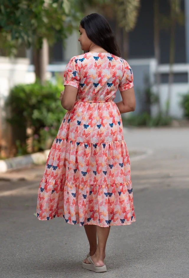 Zinnia Flared Hakoba Midi