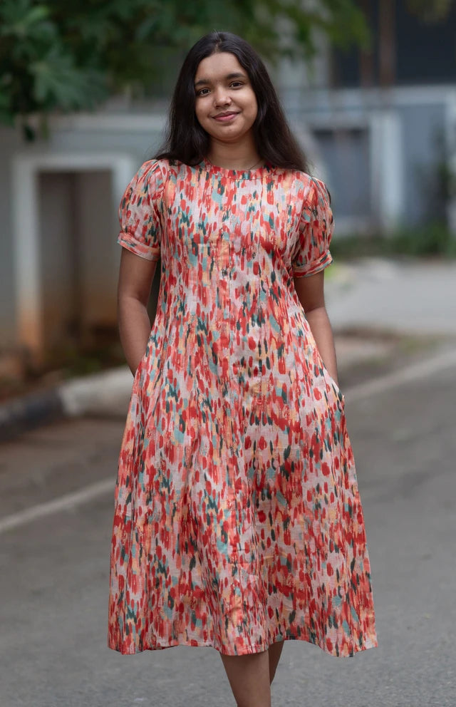 Tapestry Dot Panel Midi