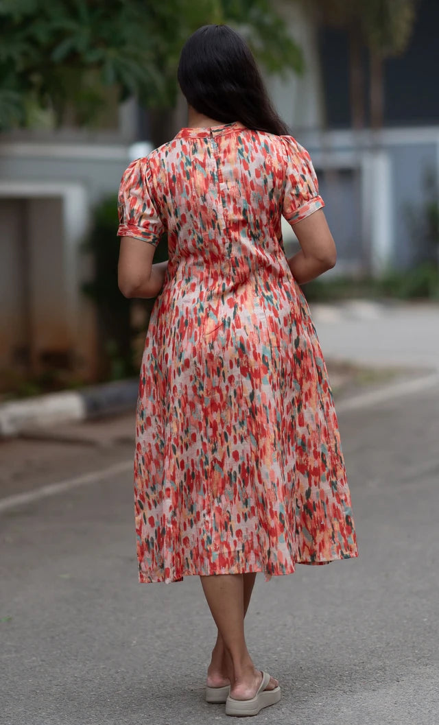 Tapestry Dot Panel Midi