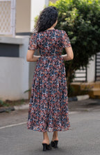 Butterfly Chiffon Maxi