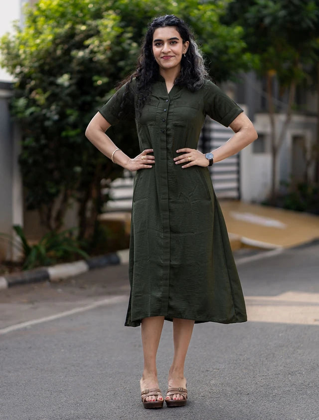 Olive Long Shirt