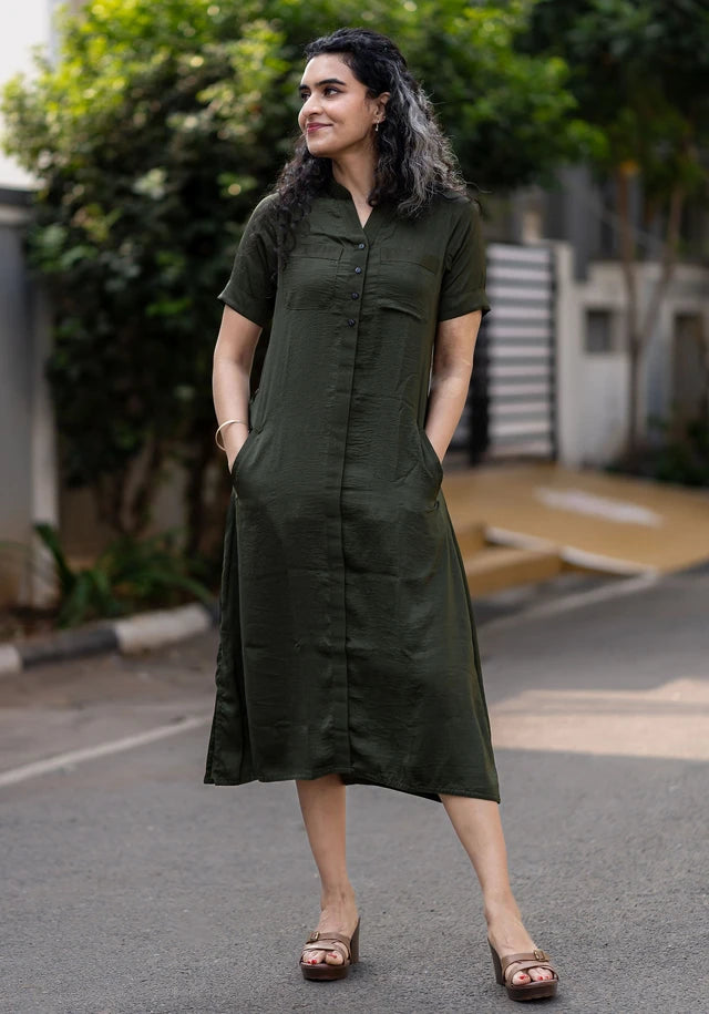 Olive Long Shirt