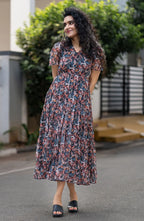 Butterfly Chiffon Maxi