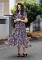 Butterfly Chiffon Maxi