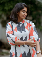 Geometric Print Flex Cotton Midi