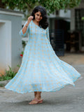 Glacier Bloom Panel Maxi