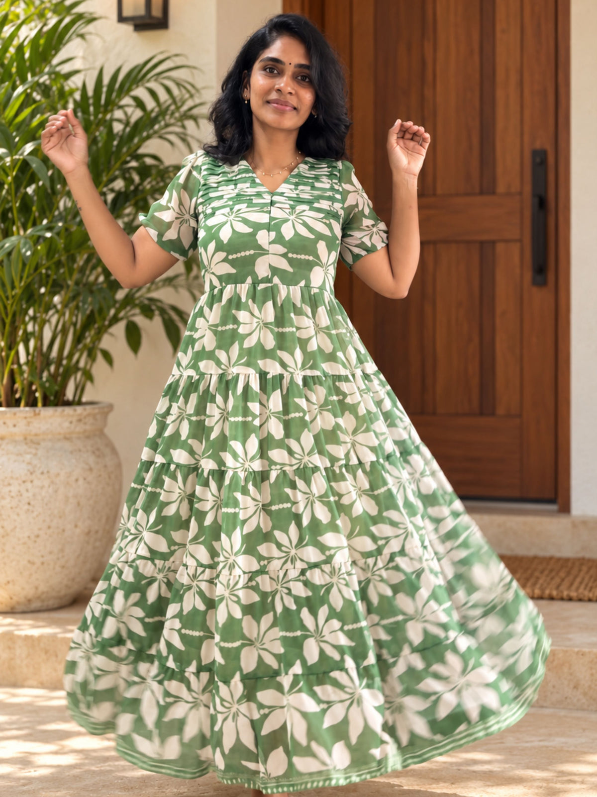 Sage Blossom Maxi