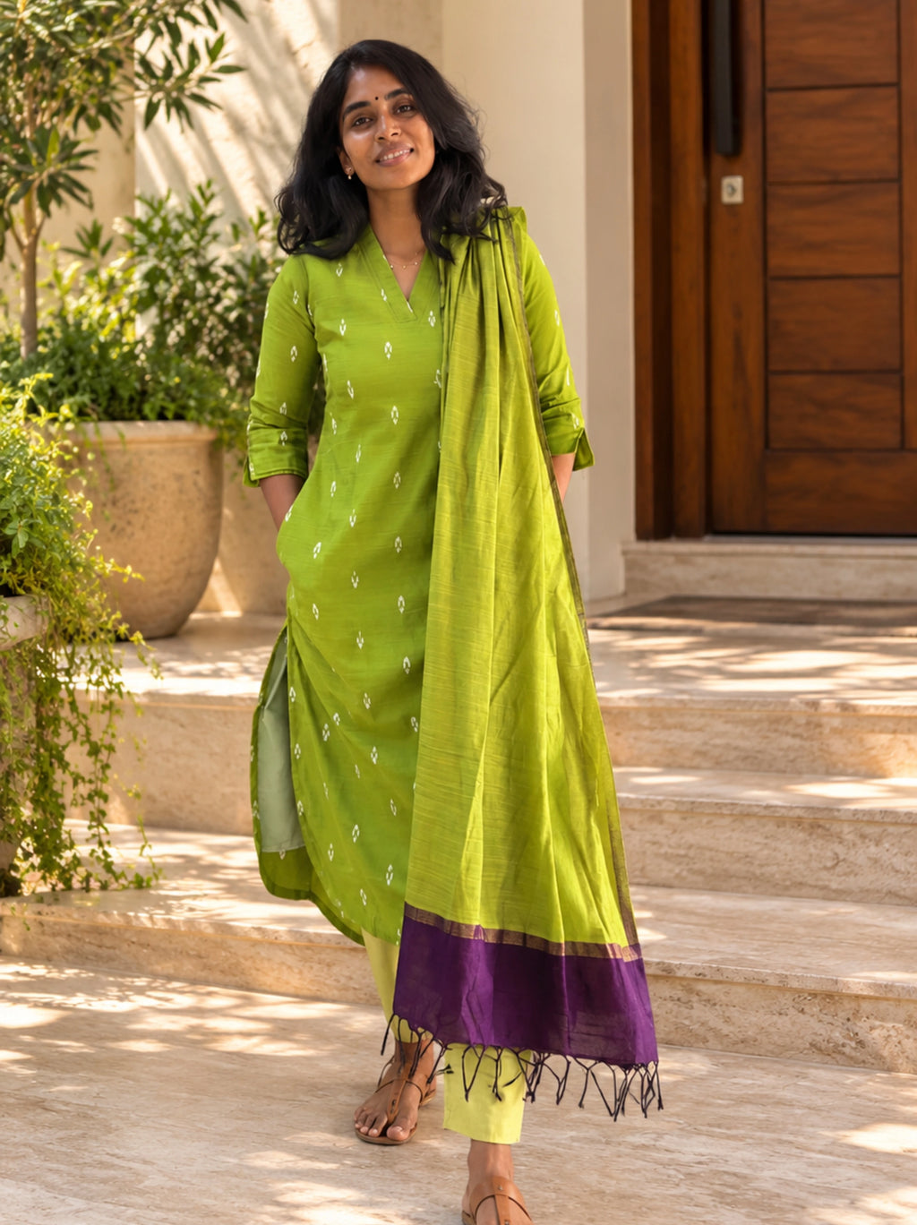 Lemongrass Kurta Set