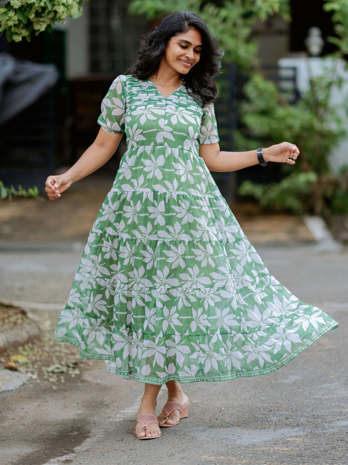 Sage Blossom Maxi