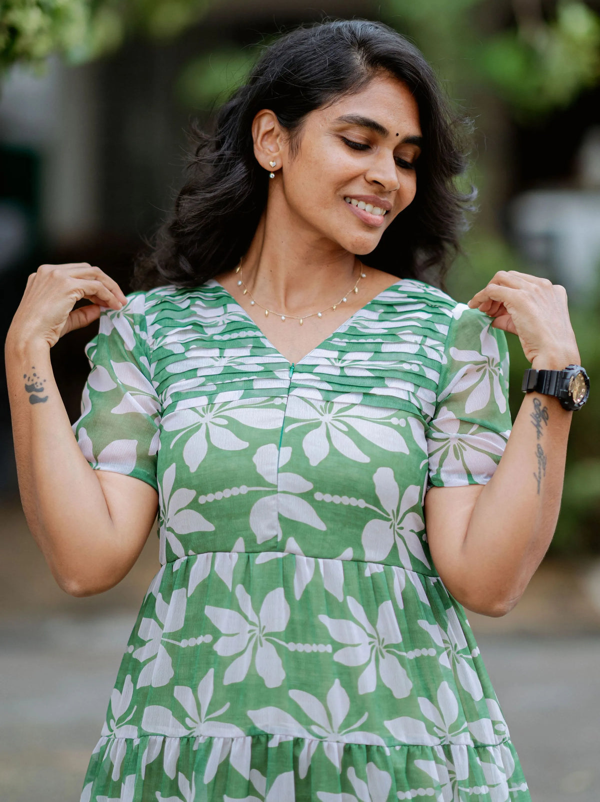 Sage Blossom Maxi