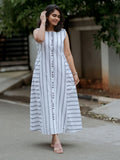 Snowfall Stripes Maxi