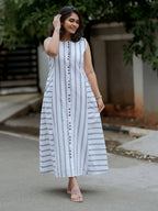 Snowfall Stripes Maxi