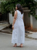 Snowfall Stripes Maxi