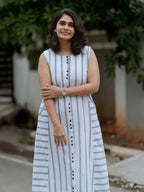 Snowfall Stripes Maxi