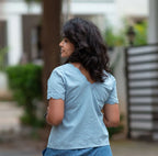 Butterfly Denim Top