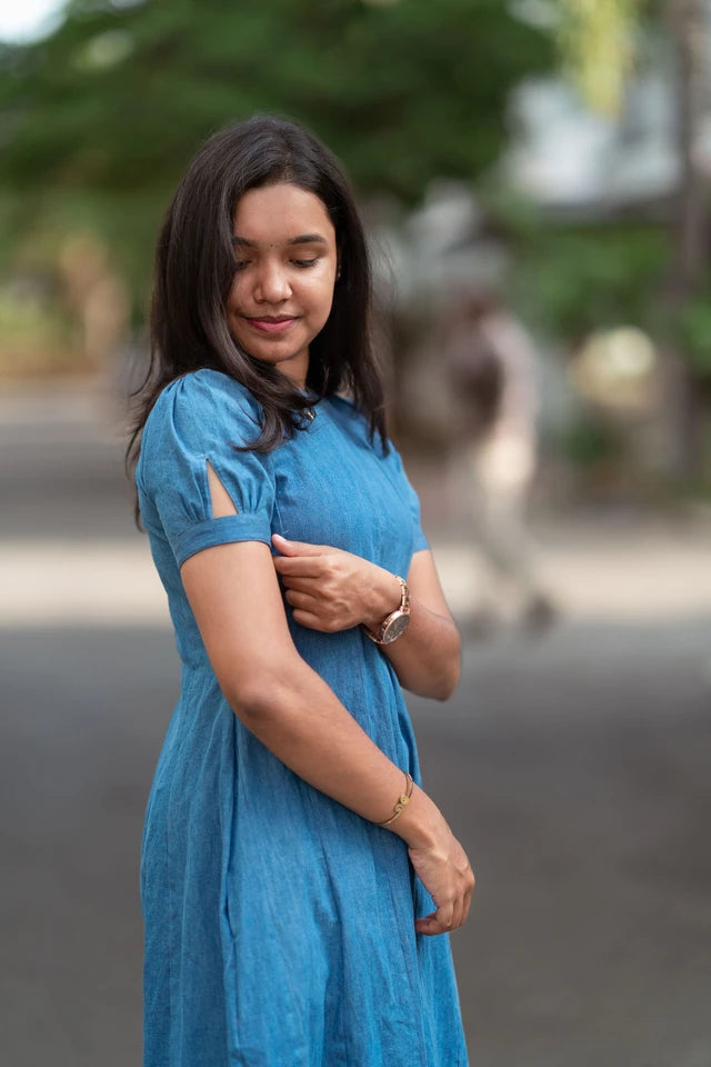 Denim Panel Midi