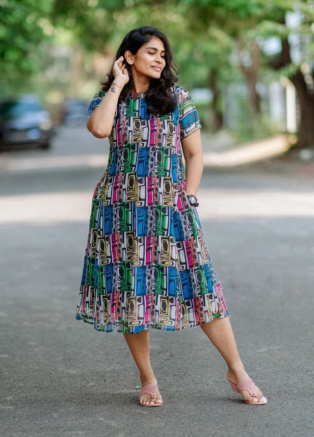 Liora Lines Panel Midi