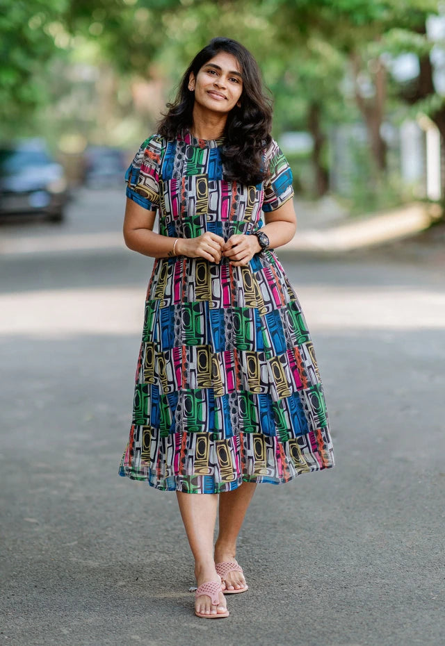 Liora Lines Panel Midi