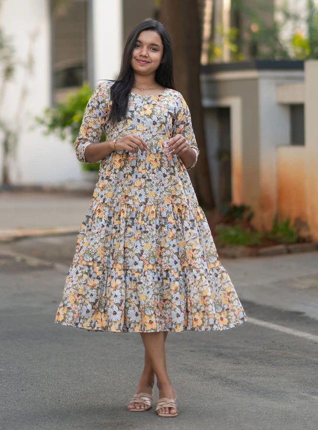 Orche Floral Hakoba Maxi