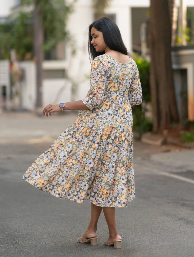 Orche Floral Hakoba Maxi