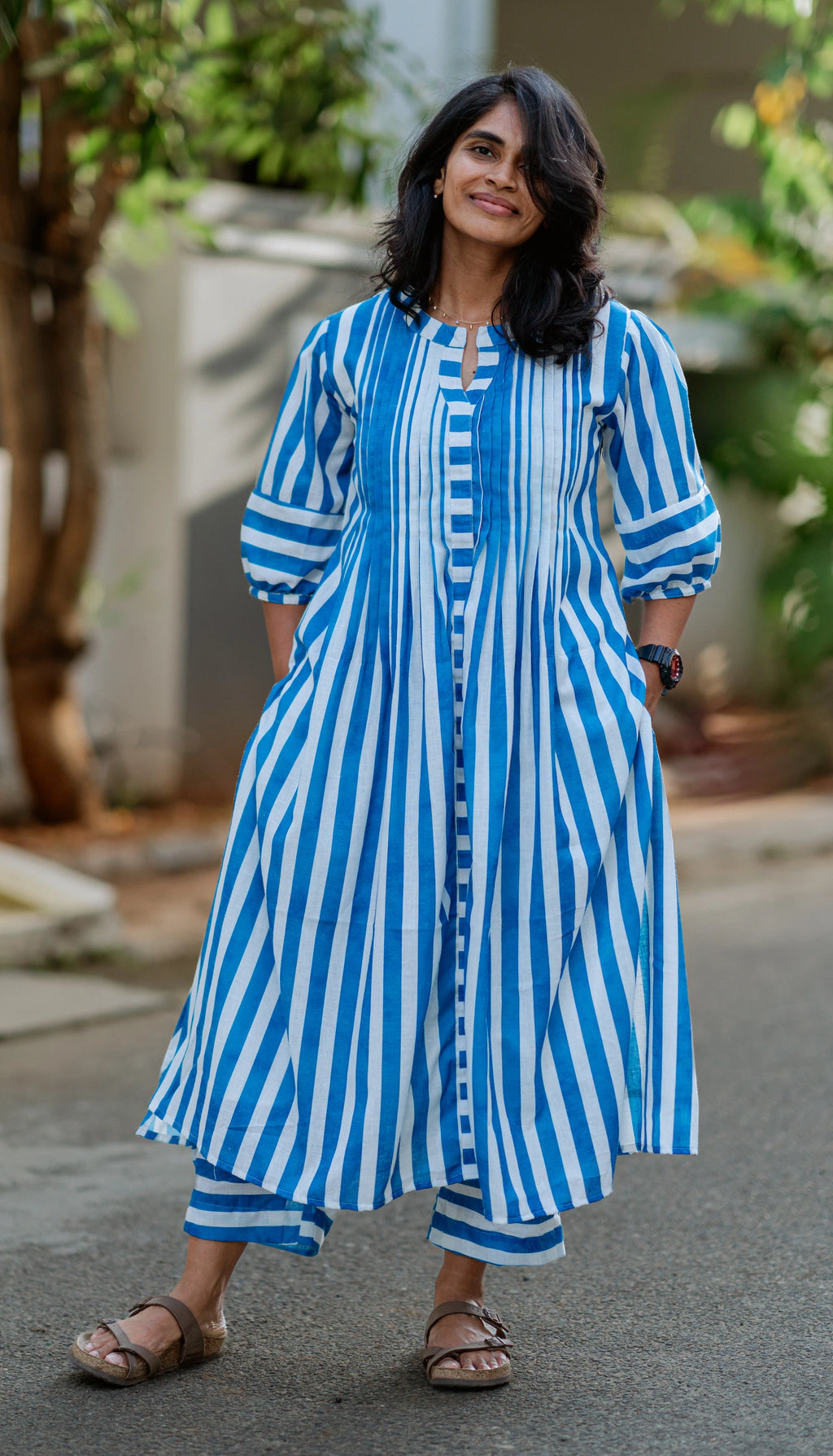 Blue Stripe Co Ords