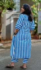 Blue Stripe Co Ords