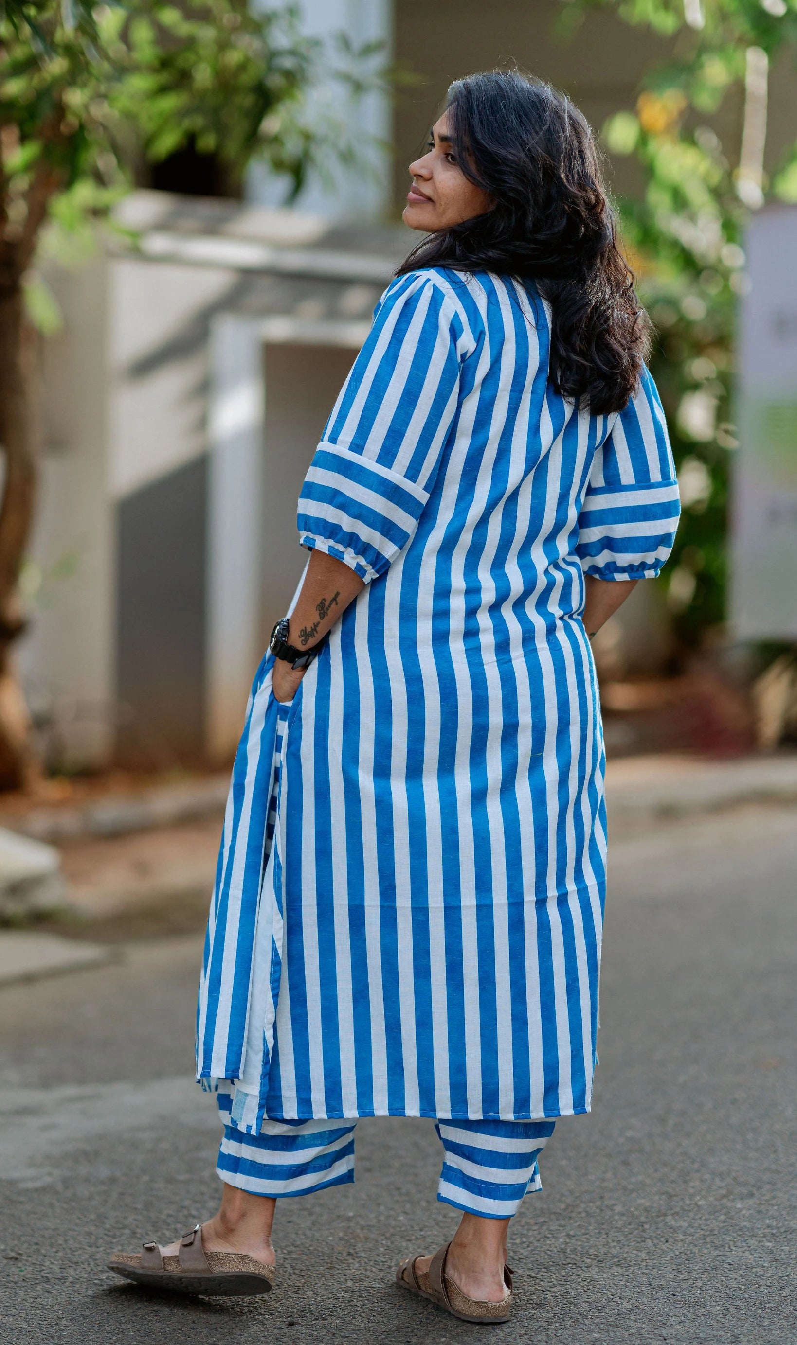 Blue Stripe Co Ords