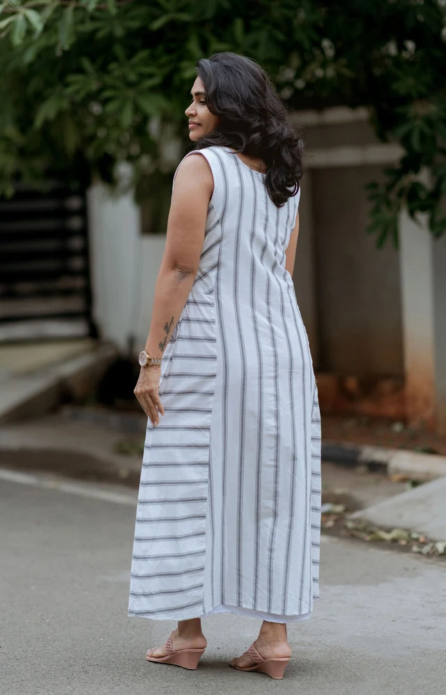 Snowfall Stripes Maxi